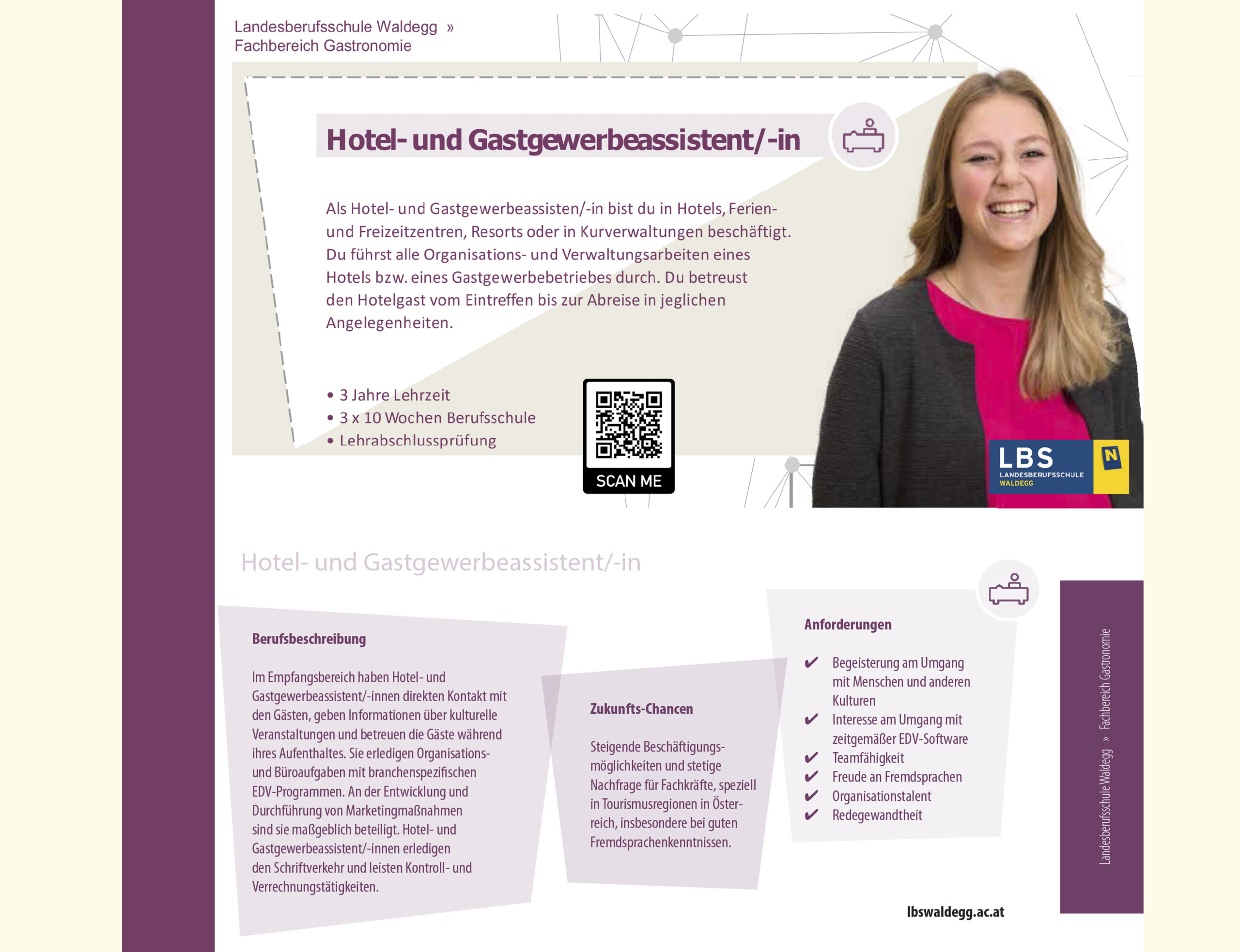Hotel- und Gastgewerbeassistent/in